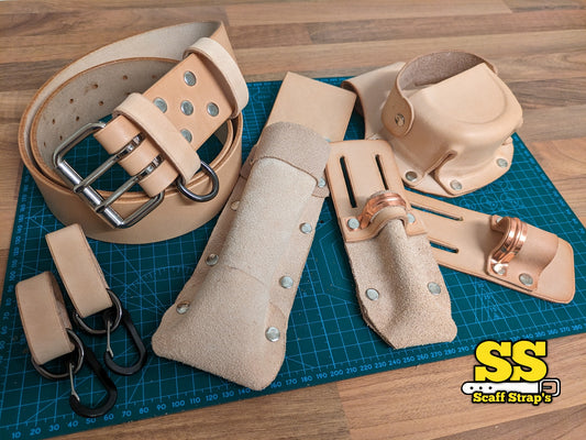 Scaff Straps Complete set Double pin buckle belt